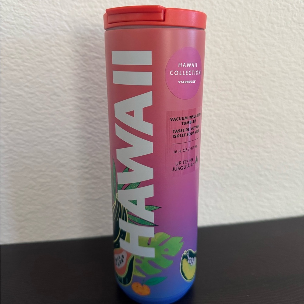 Starbucks Pink to Purple Gradient Hawaii Collection Travel Tumbler